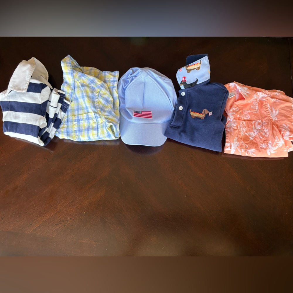 Jamie and Jack boys clothes and hat 2T
